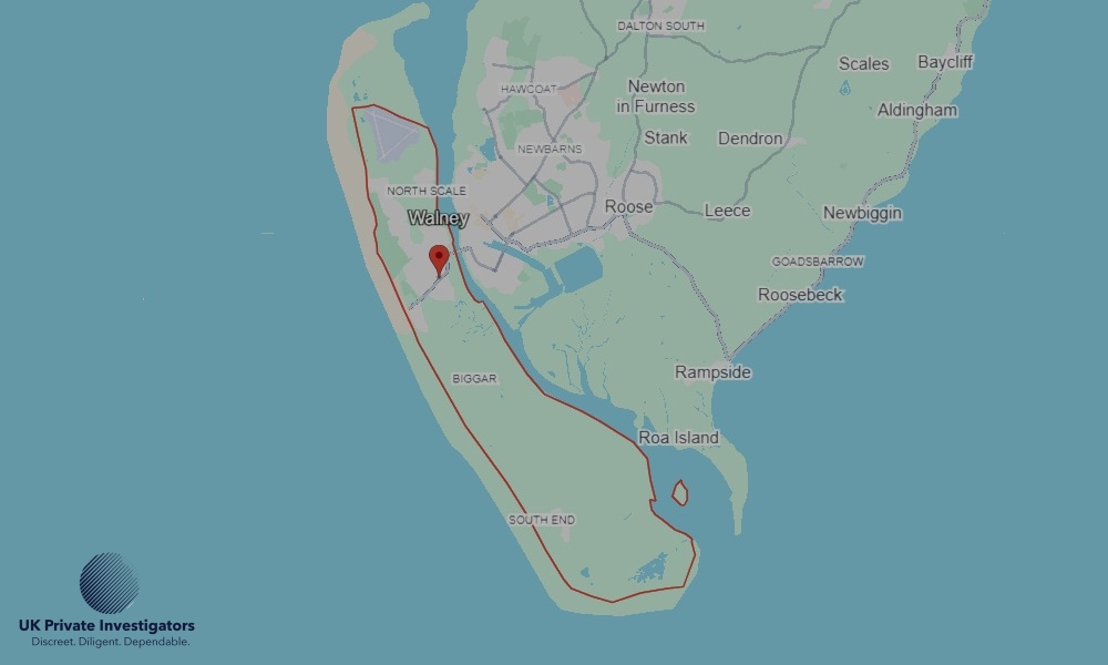 UK Private Investigators - Areas our detectives operate in North Walney