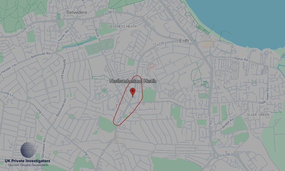 UK Private Investigators - Areas our detectives operate in Northumberland Heath