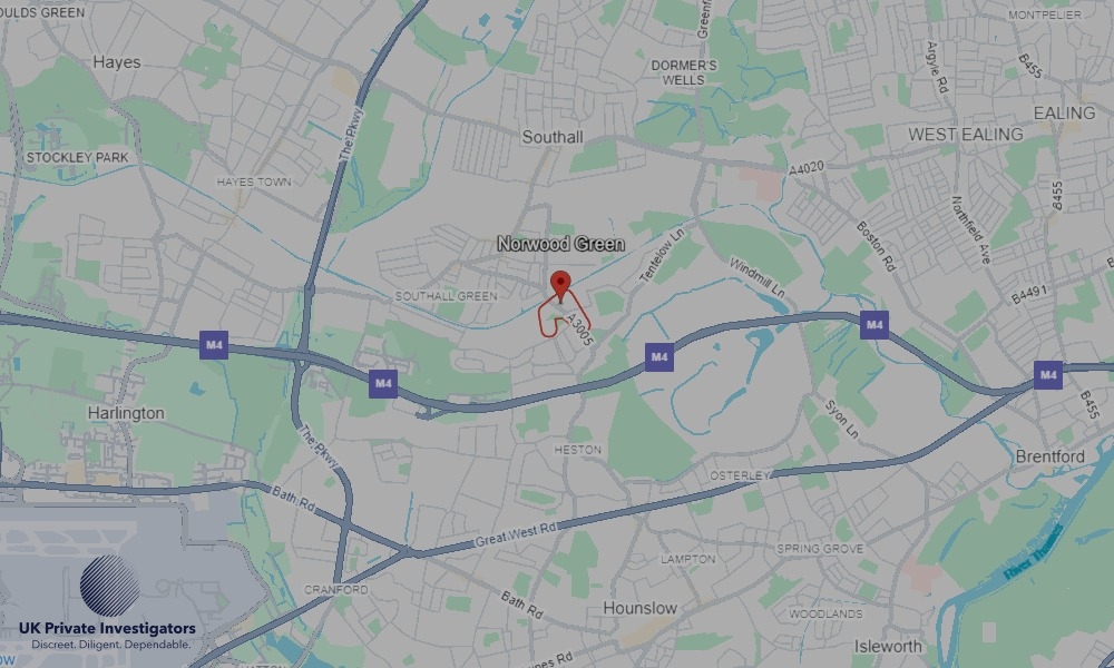 UK Private Investigators - Areas our detectives operate in Norwood Green