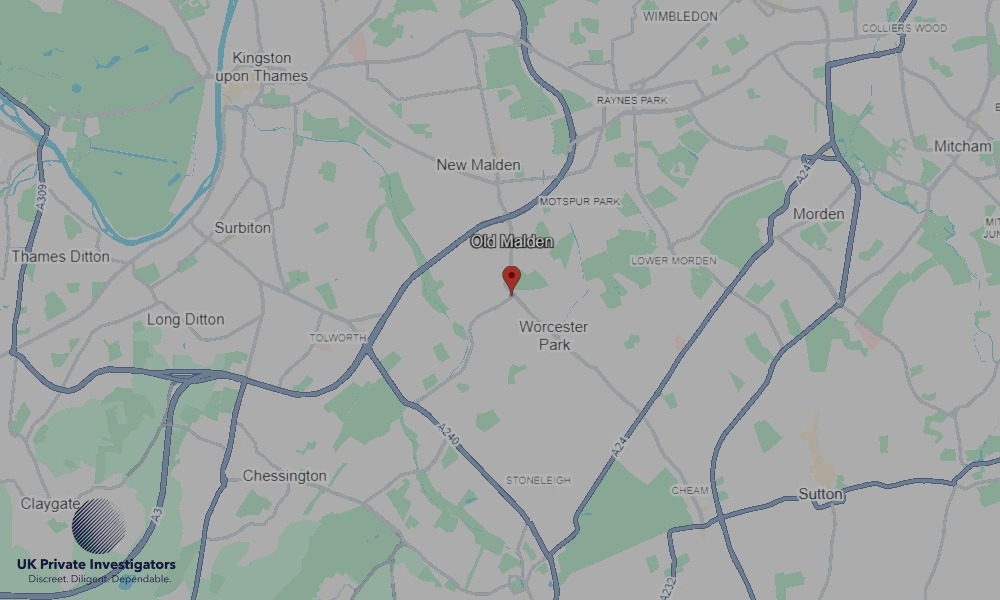 UK Private Investigators - Areas our detectives operate in Old Malden