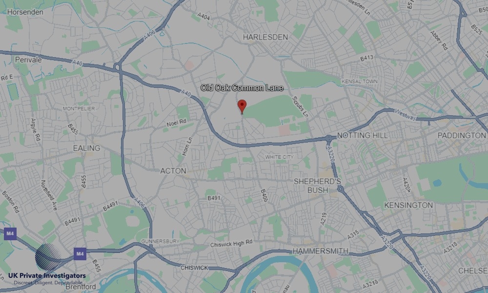 UK Private Investigators - Areas our detectives operate in Old Oaks Common