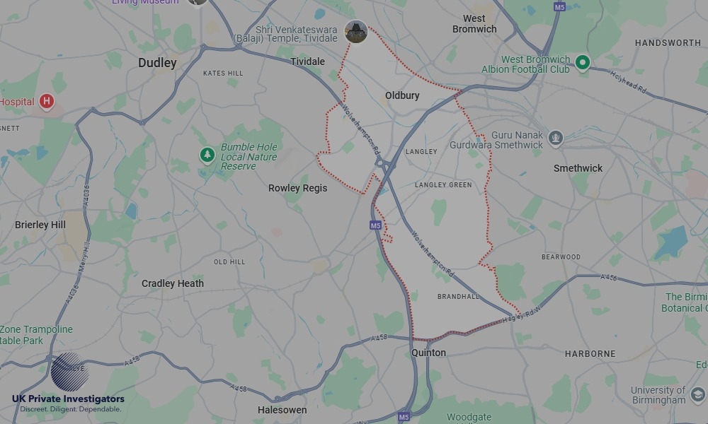 UK Private Investigators - Areas our detectives operate in Oldbury