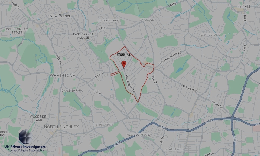 UK Private Investigators - Areas our detectives operate in Osridge
