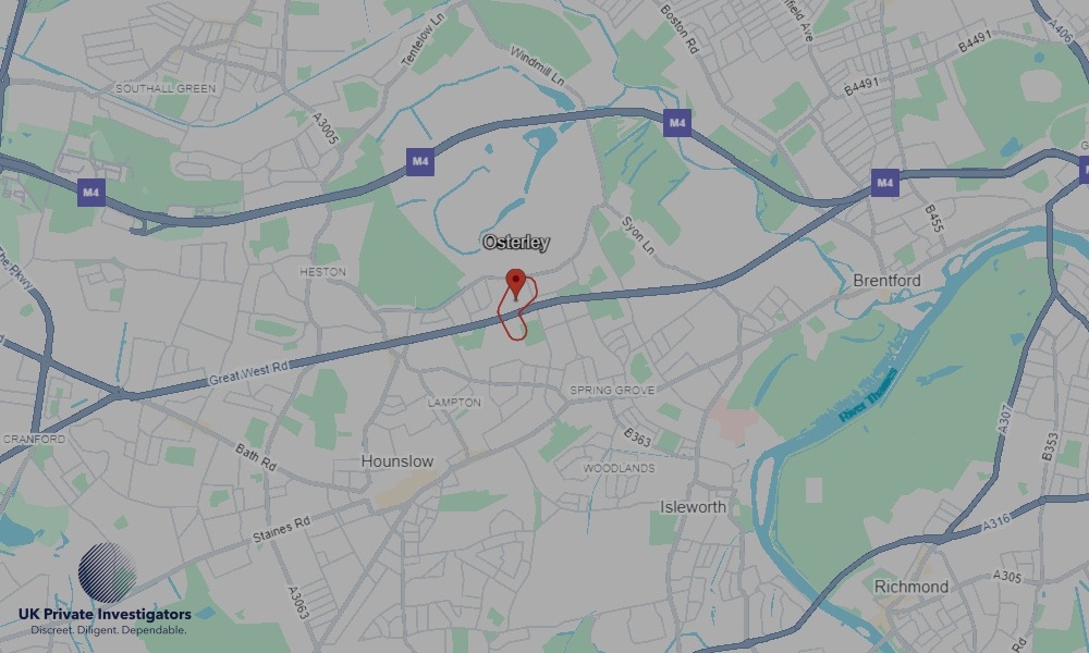 UK Private Investigators - Areas our detectives operate in Osterley