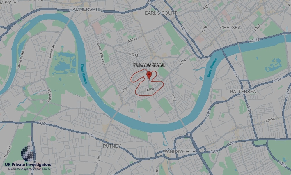 UK Private Investigators - Areas our detectives operate in Parsons Green