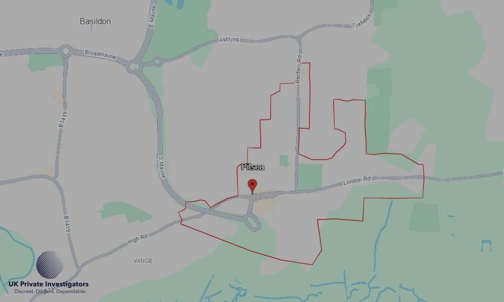 UK Private Investigators - Areas our detectives operate in Pitsea