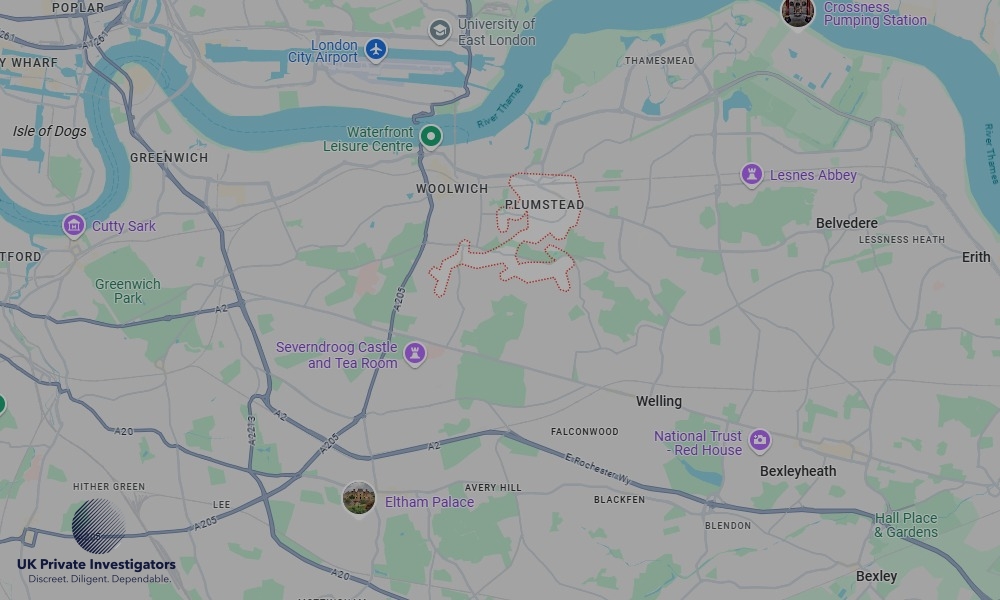 UK Private Investigators - Areas our detectives operate in Plumstead