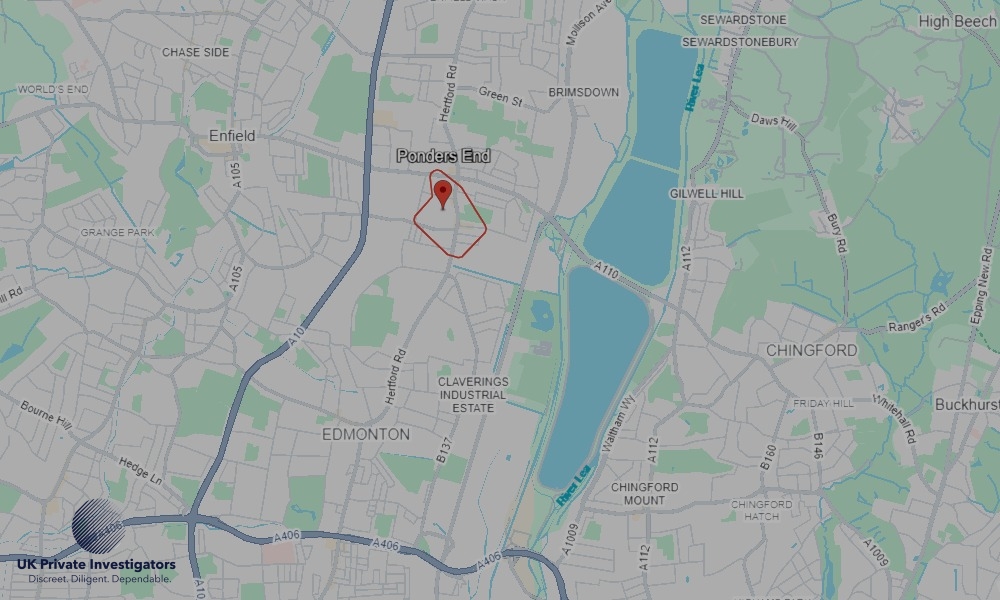 UK Private Investigators - Areas our detectives operate in Ponders End