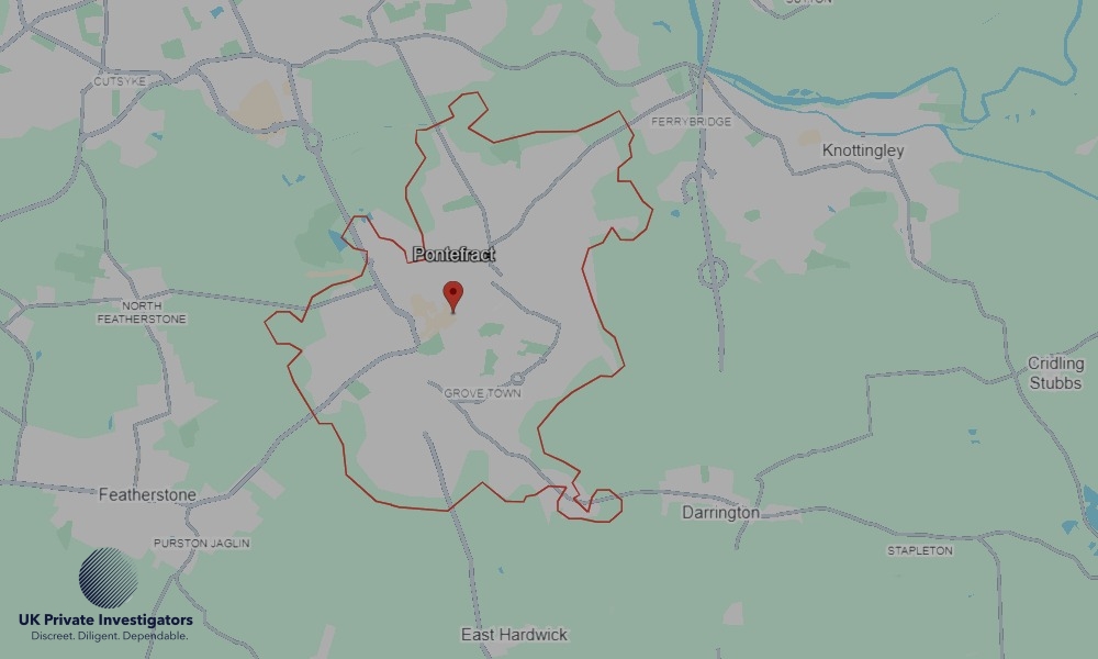 UK Private Investigators - Areas our detectives operate in Pontefract