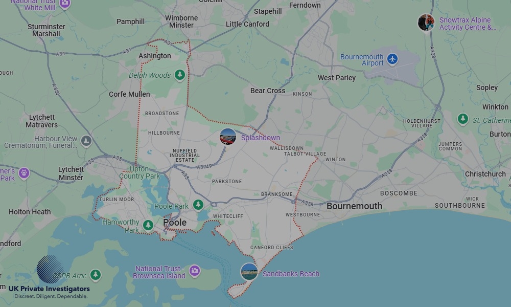 UK Private Investigators - Areas our detectives operate in LoPoolendon