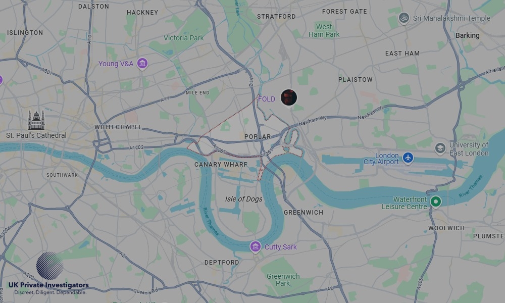 UK Private Investigators - Areas our detectives operate in Poplar