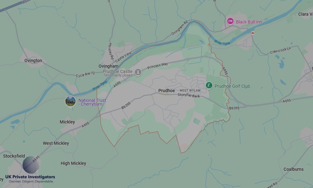UK Private Investigators - Areas our detectives operate in Prudhoe