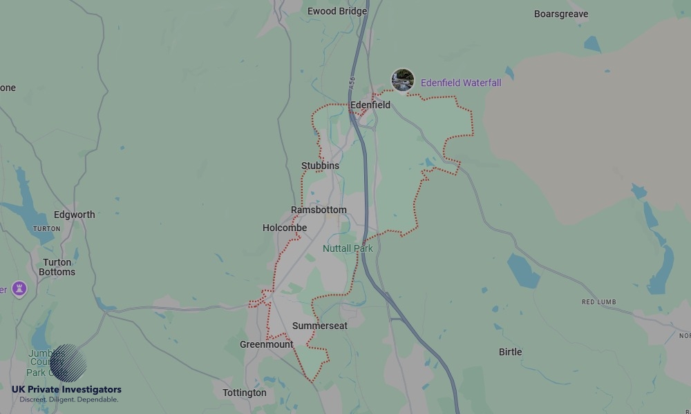 UK Private Investigators - Areas our detectives operate in Ramsbottom