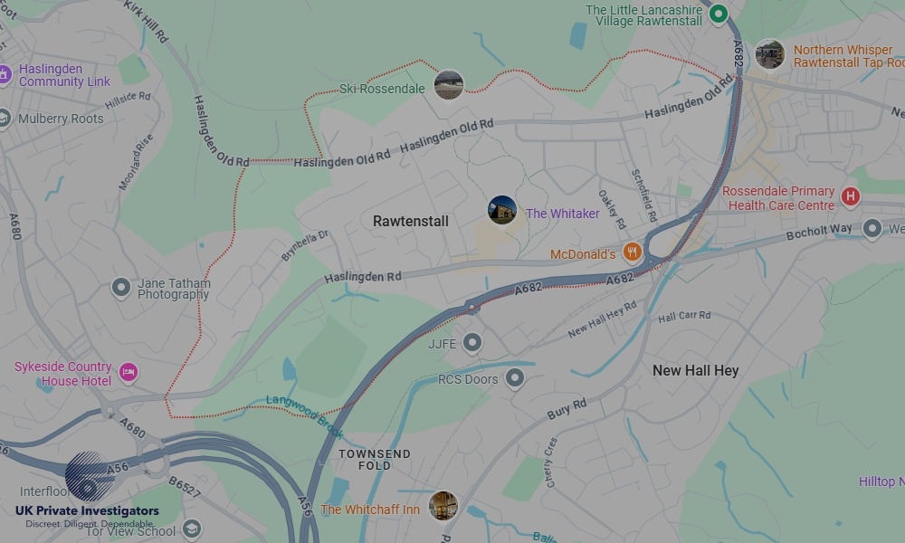 UK Private Investigators - Areas our detectives operate in Rawtenstall