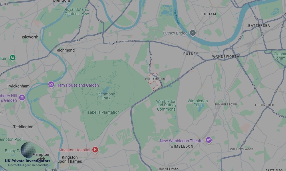 UK Private Investigators - Areas our detectives operate in Roehampton