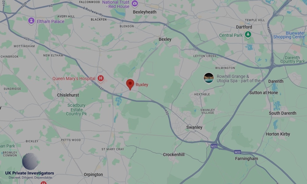 UK Private Investigators - Areas our detectives operate in Ruxley