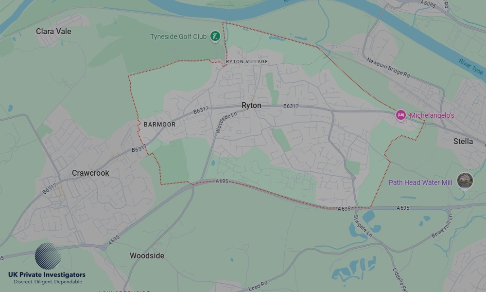UK Private Investigators - Areas our detectives operate in Ryton