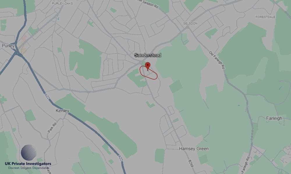 UK Private Investigators - Areas our detectives operate in Sanderstead