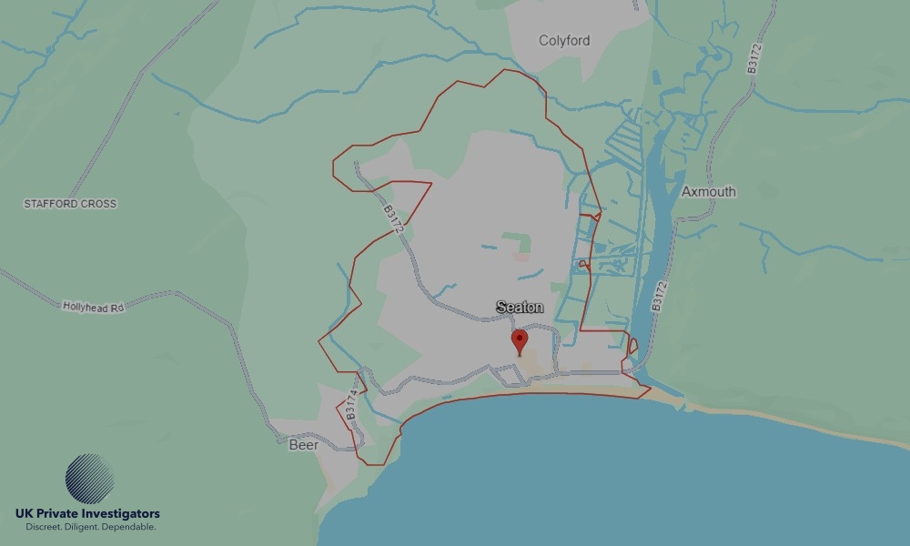 UK Private Investigators - Areas our detectives operate in Seaton