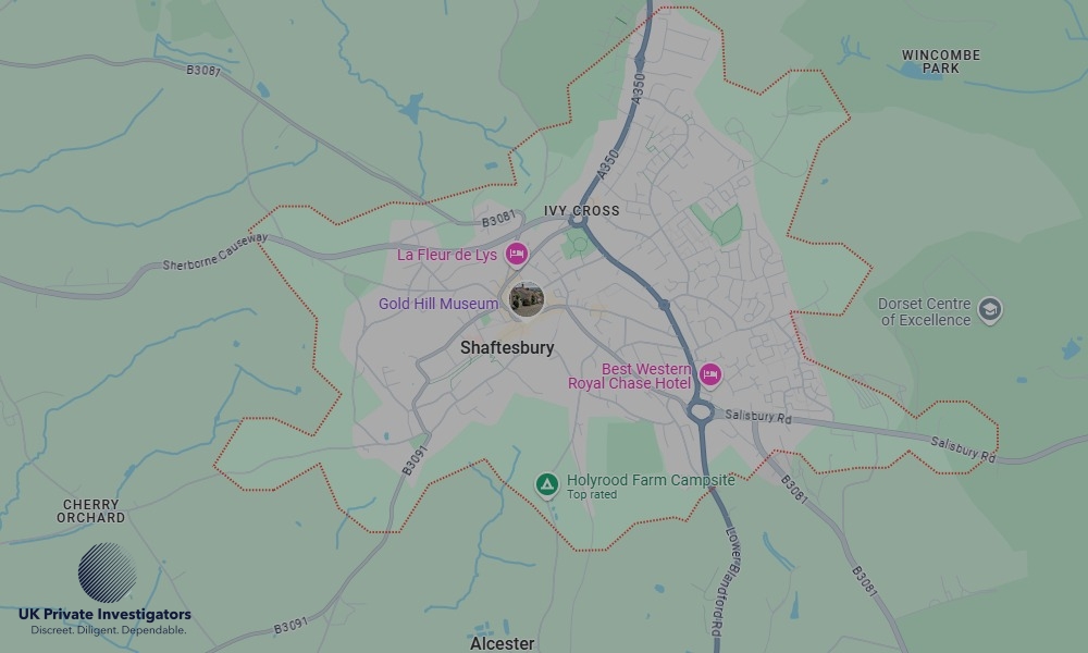 UK Private Investigators - Areas our detectives operate in Shaftesbury
