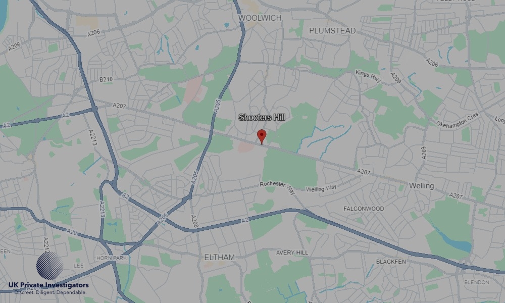UK Private Investigators - Areas our detectives operate in Shooters Hill