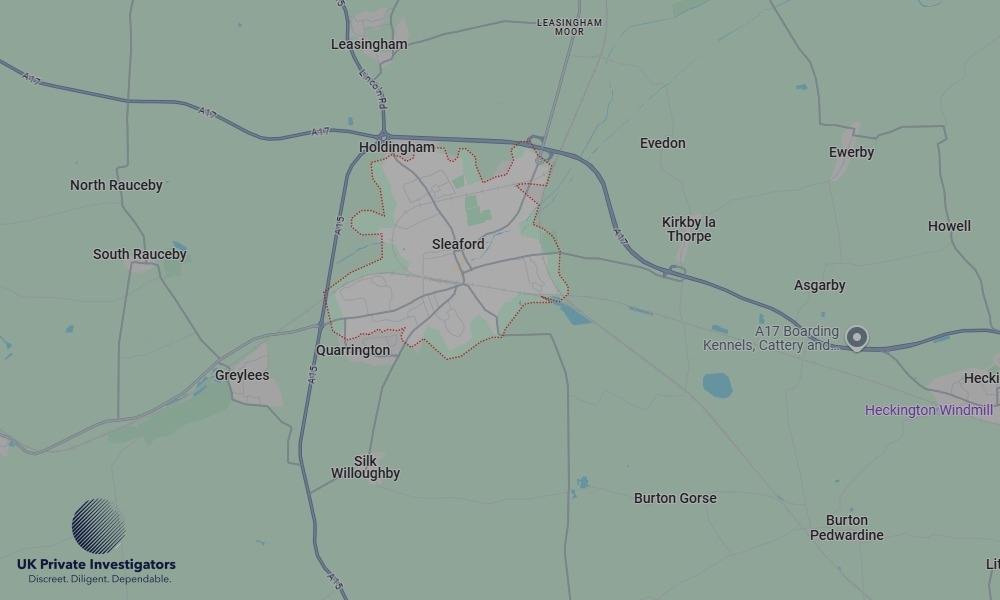 UK Private Investigators - Areas our detectives operate in Sleaford