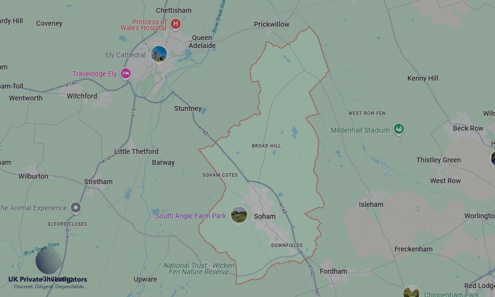 UK Private Investigators - Areas our detectives operate in Soham