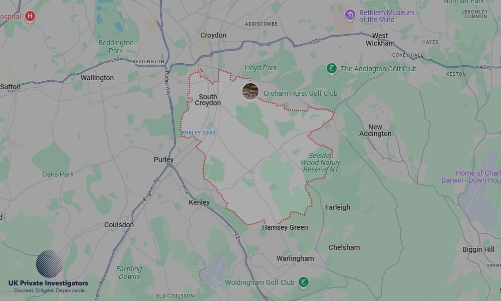 UK Private Investigators - Areas our detectives operate in South Croydon
