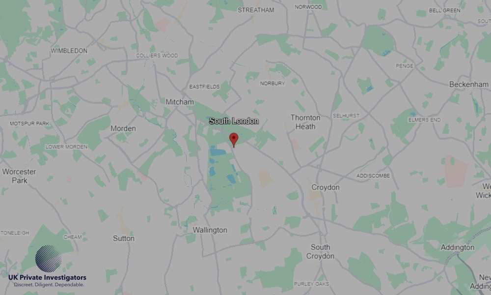 UK Private Investigators - Areas our detectives operate in South London
