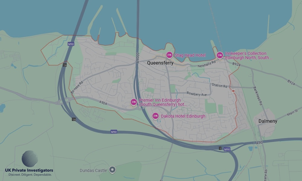 UK Private Investigators - Areas our detectives operate in South Queensferry