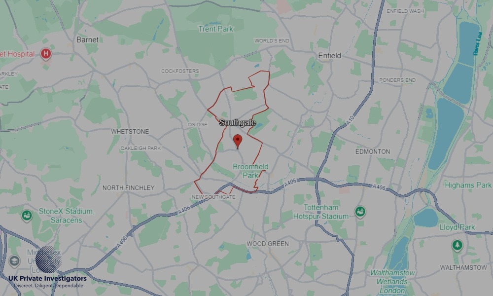 UK Private Investigators - Areas our detectives operate in Southgate