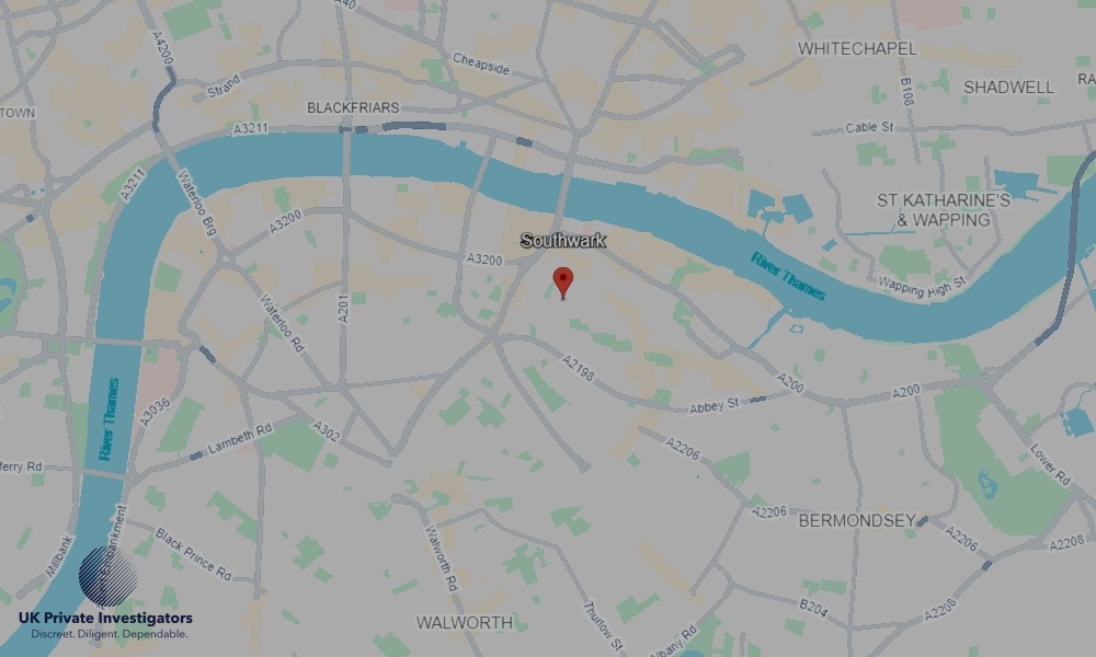 UK Private Investigators - Areas our detectives operate in Southwark
