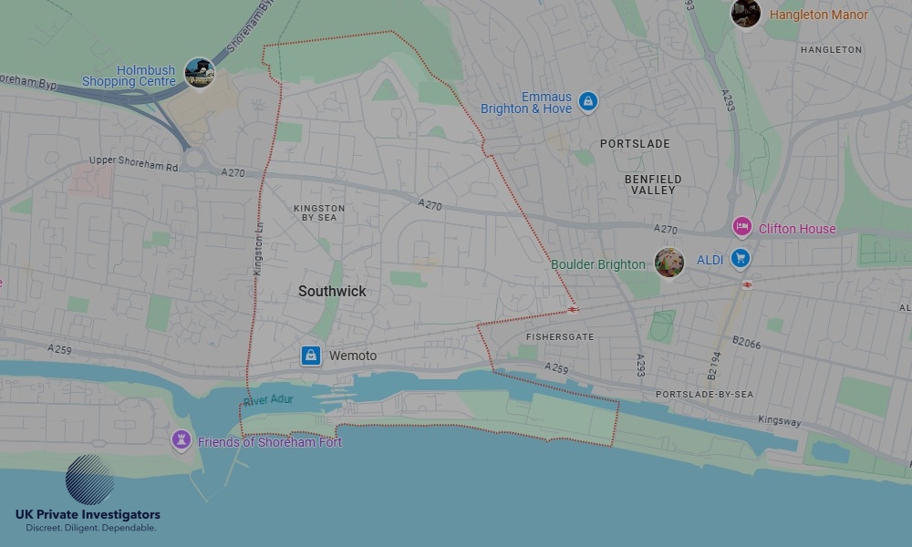 UK Private Investigators - Areas our detectives operate in Southwick