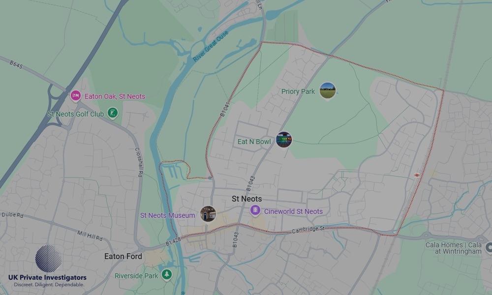 UK Private Investigators - Areas our detectives operate in LoSt Neotsndon