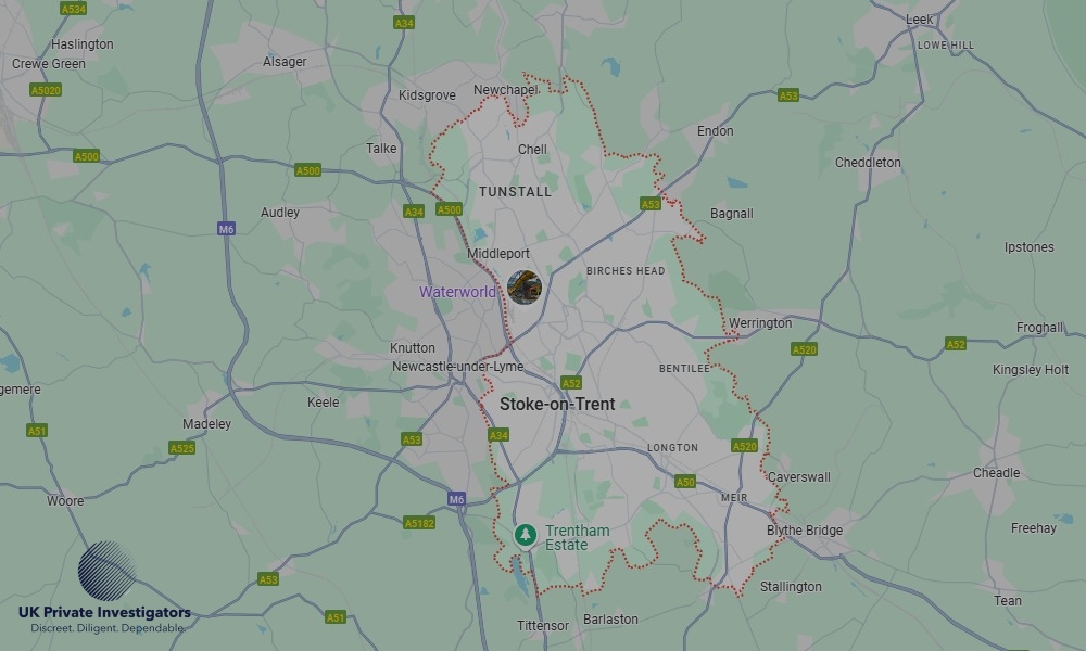 UK Private Investigators - Areas our detectives operate in LoStokendon