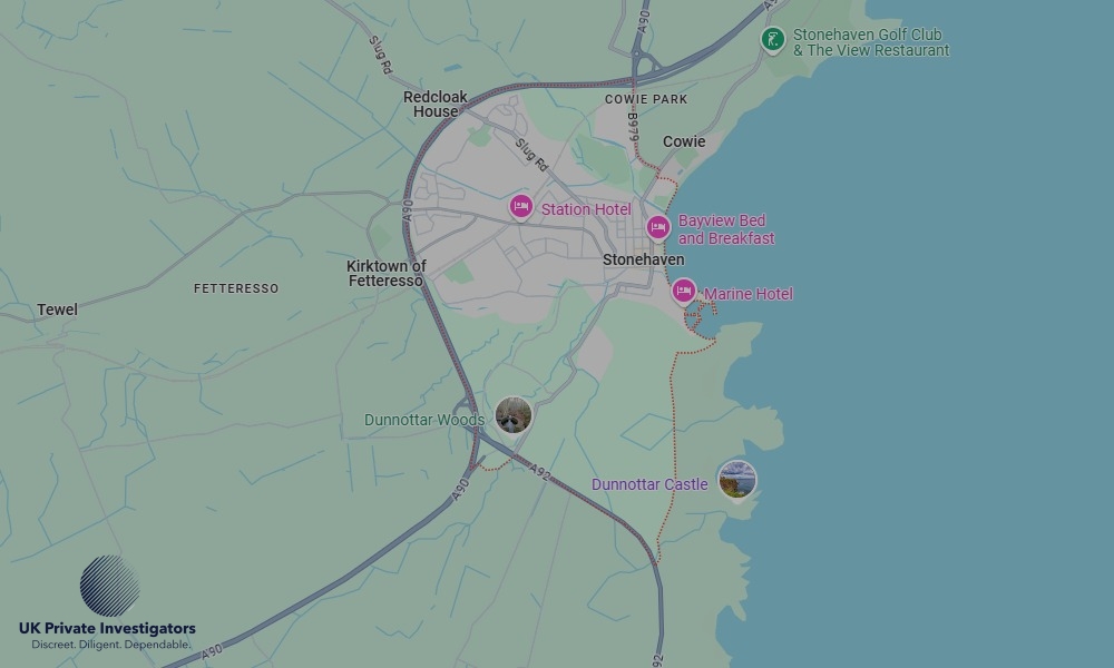UK Private Investigators - Areas our detectives operate in Stonehaven