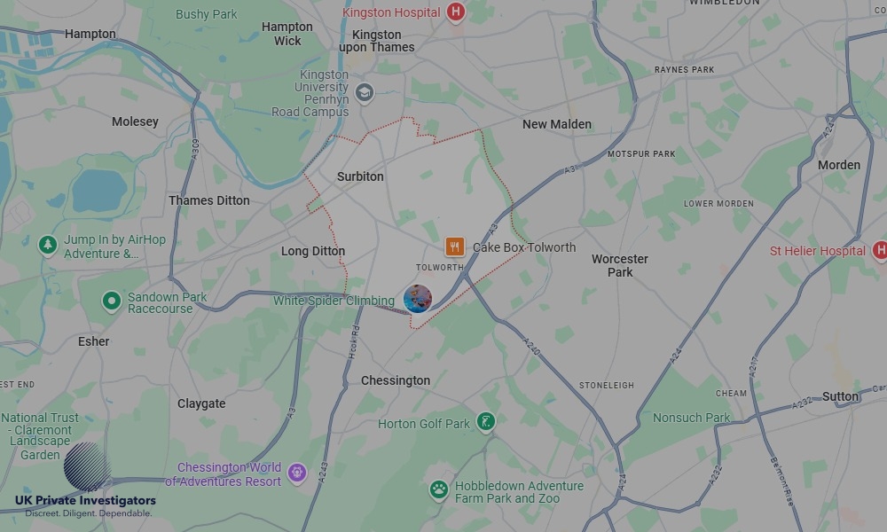 UK Private Investigators - Areas our detectives operate in Surbiton