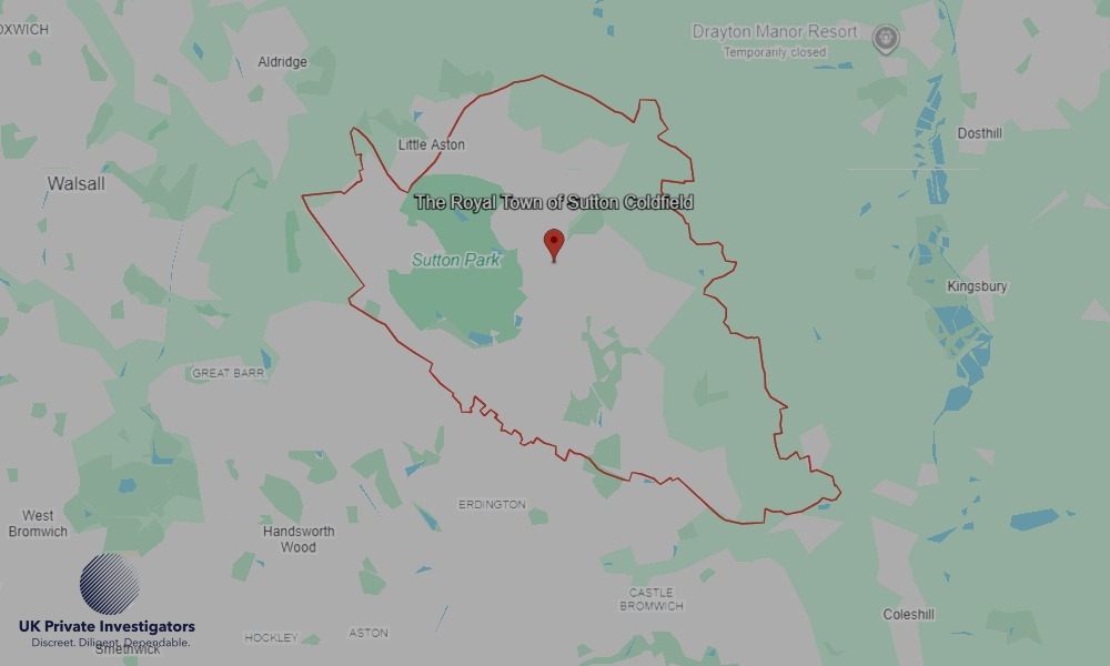 UK Private Investigators - Areas our detectives operate in LoSutton Coldfieldndon