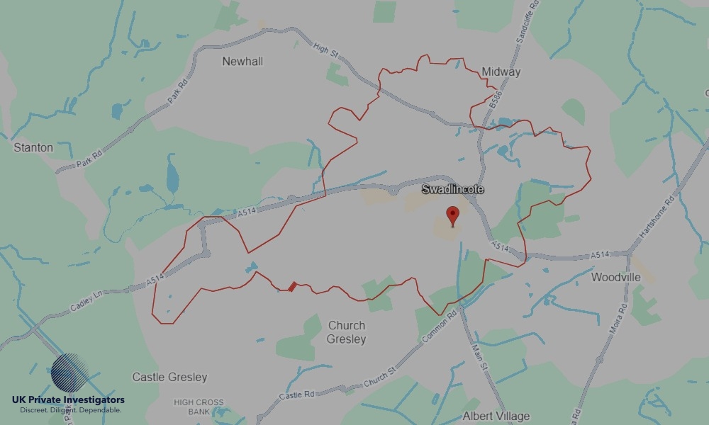 UK Private Investigators - Areas our detectives operate in LoSwadlincotendon