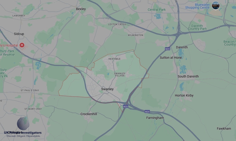 UK Private Investigators - Areas our detectives operate in Swanley