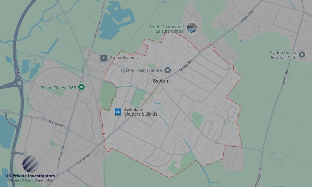 UK Private Investigators - Areas our detectives operate in Syston