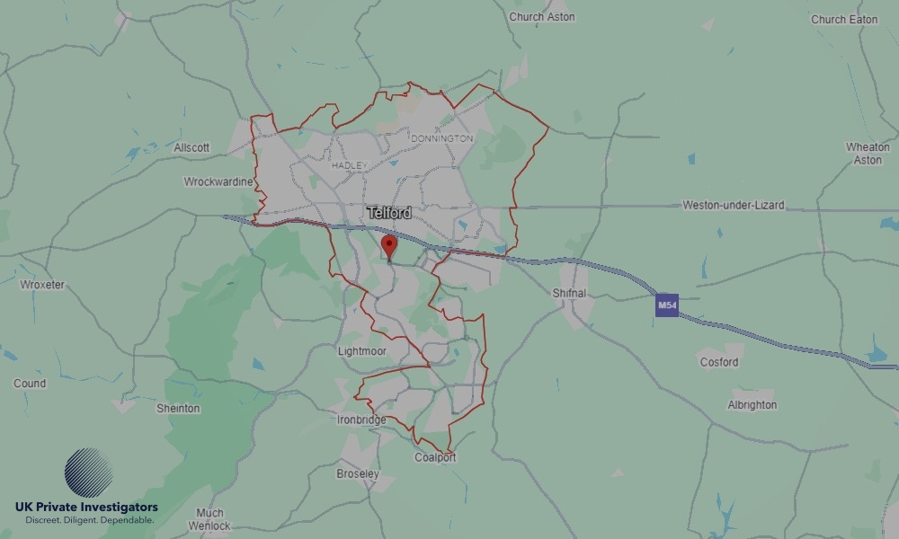 UK Private Investigators - Areas our detectives operate in LoTelfordndon