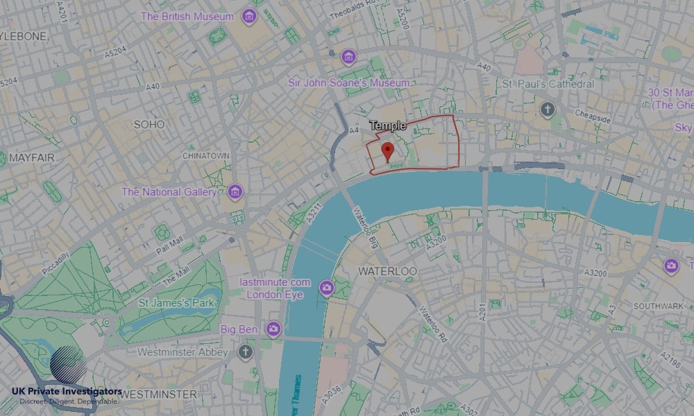 UK Private Investigators - Areas our detectives operate in Temple