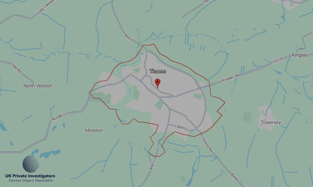 UK Private Investigators - Areas our detectives operate in Thame