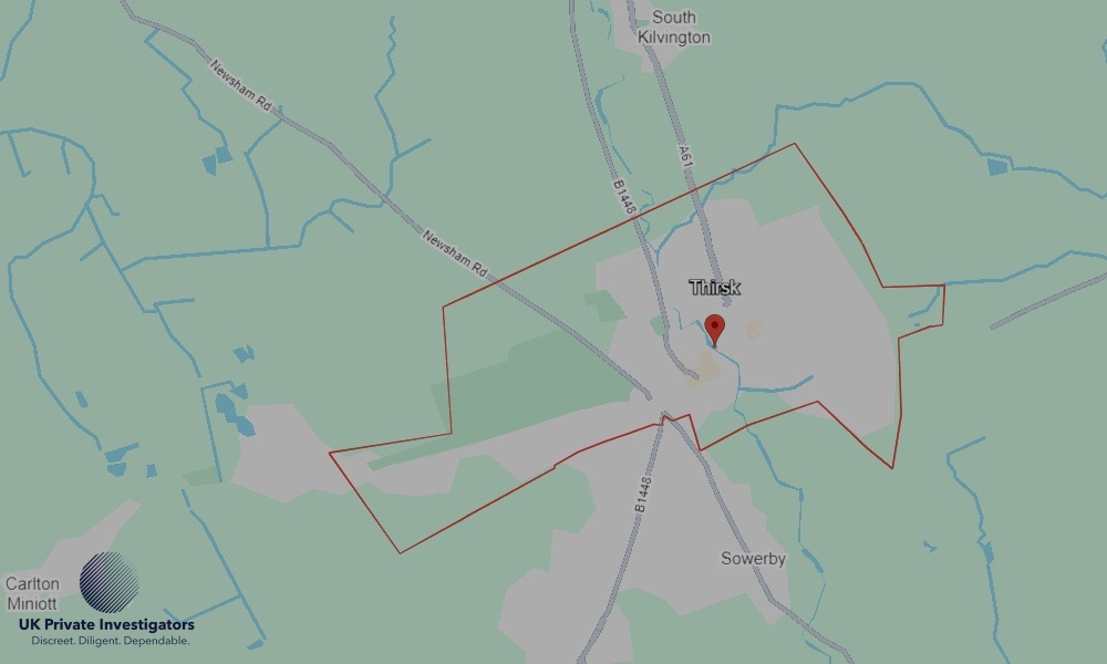 UK Private Investigators - Areas our detectives operate in Thirsk