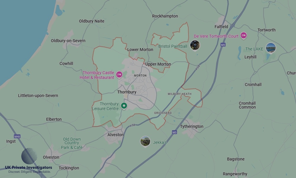 UK Private Investigators - Areas our detectives operate in Thornbury