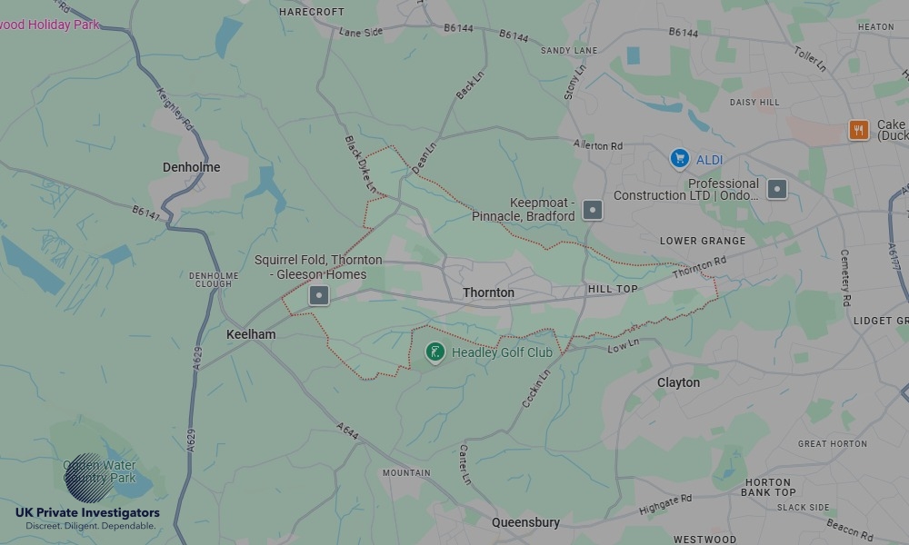 UK Private Investigators - Areas our detectives operate in Thornton
