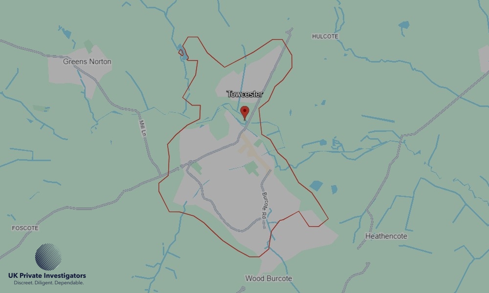 UK Private Investigators - Areas our detectives operate in Towcester