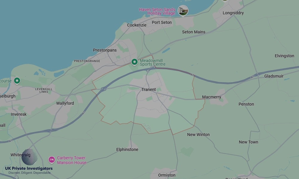 UK Private Investigators - Areas our detectives operate in Tranent