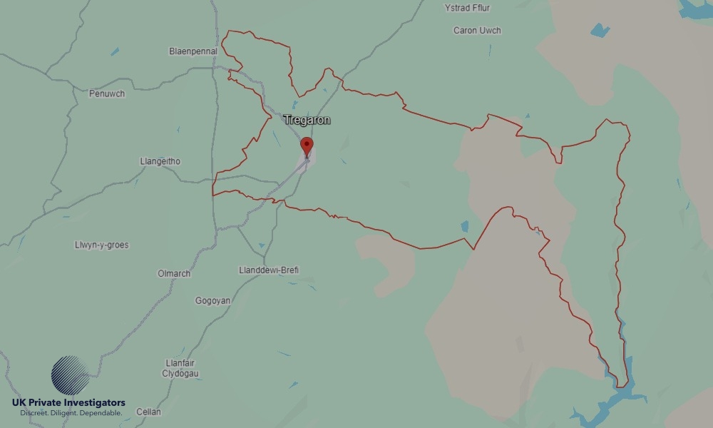 UK Private Investigators - Areas our detectives operate in Tregaron